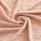 Deerlux Decorative Diamond Pattern Knit Throw Blanket with Fringe, Pink QI003966.PK - alternate 2